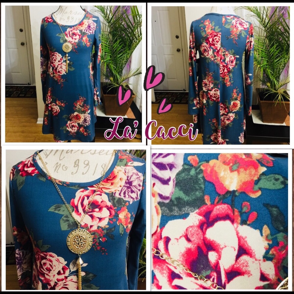 Women’s Tunic Dress/Top with Necklace